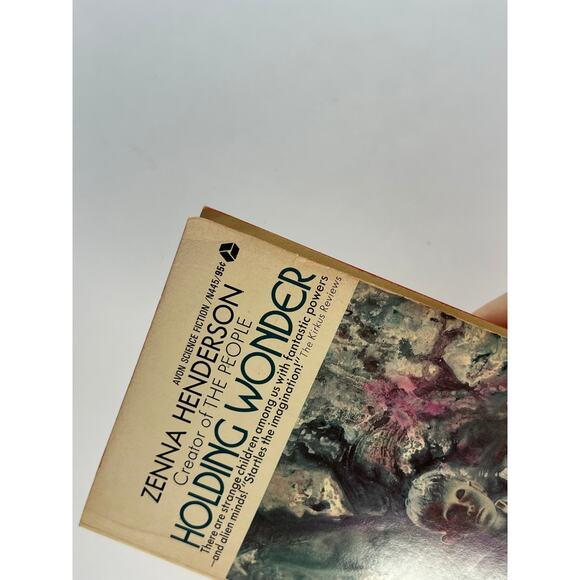 Vintage Science Fiction Paperback Holding Wonder Zenna Henderson 1972 Avon Books - Picture 4 of 6
